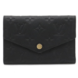 LOUIS VUITTON Louis Vuitton Monogram Empreinte Portefeuille Curieuse Compact Tri-fold Wallet Noir Black M60568