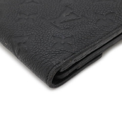 LOUIS VUITTON Louis Vuitton Monogram Empreinte Portefeuille Curieuse Compact Tri-fold Wallet Noir Black M60568