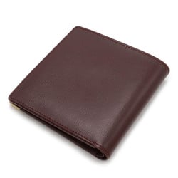 Cartier Must de Bi-fold Wallet Leather Bordeaux L3000165