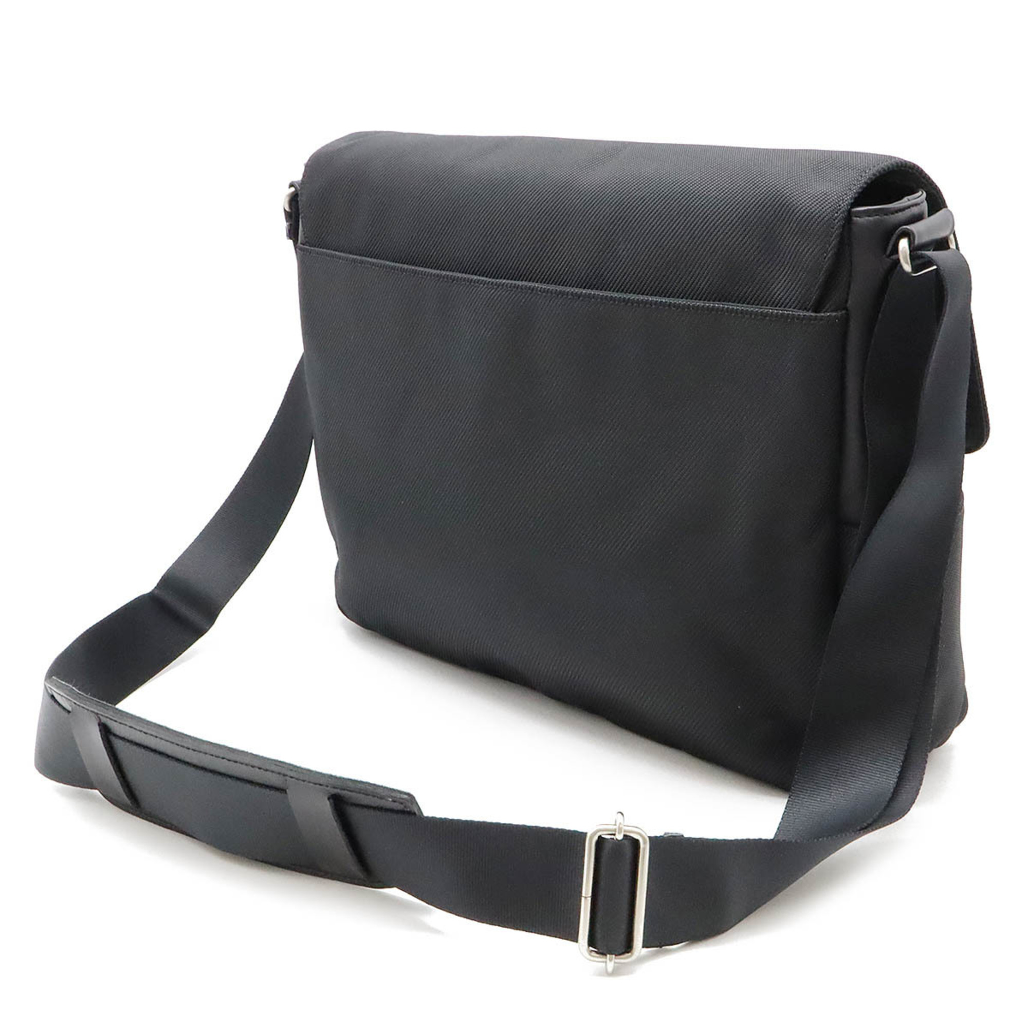 BURBERRY Shoulder bag Nylon canvas Leather Black