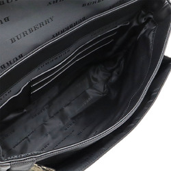 BURBERRY Shoulder bag Nylon canvas Leather Black