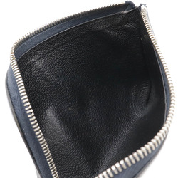 HERMES Remix Combine L-Shaped Wallet Epsom Leather Black A Stamp