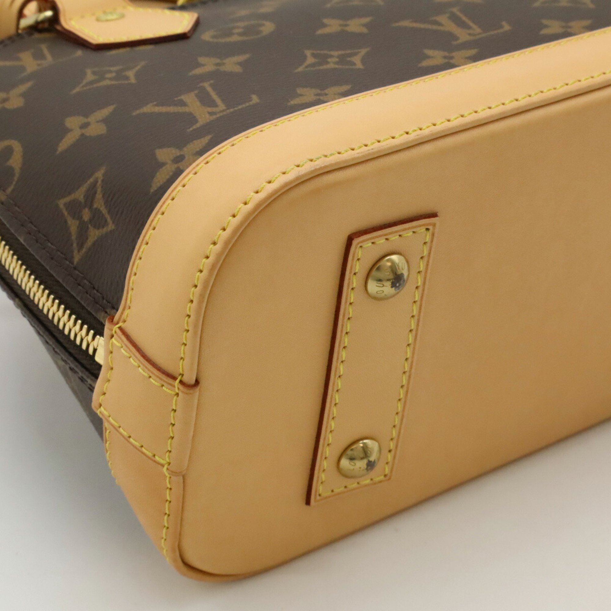 LOUIS VUITTON Louis Vuitton Monogram Alma BB Handbag Bag Shoulder M46990