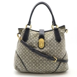 LOUIS VUITTON Louis Vuitton Monogram Idylle Elegy Tote Bag Shoulder Canvas Ankle Navy M56697