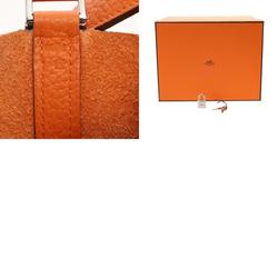 HERMES Picotin Lock PM Orange □N Stamp (around 2010) Women's Taurillon Clemence Handbag