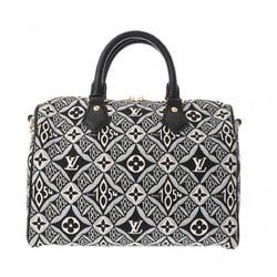 LOUIS VUITTON Louis Vuitton Monogram Jacquard Speedy Bandouliere 25 Since1854 Noir Women's Handbag