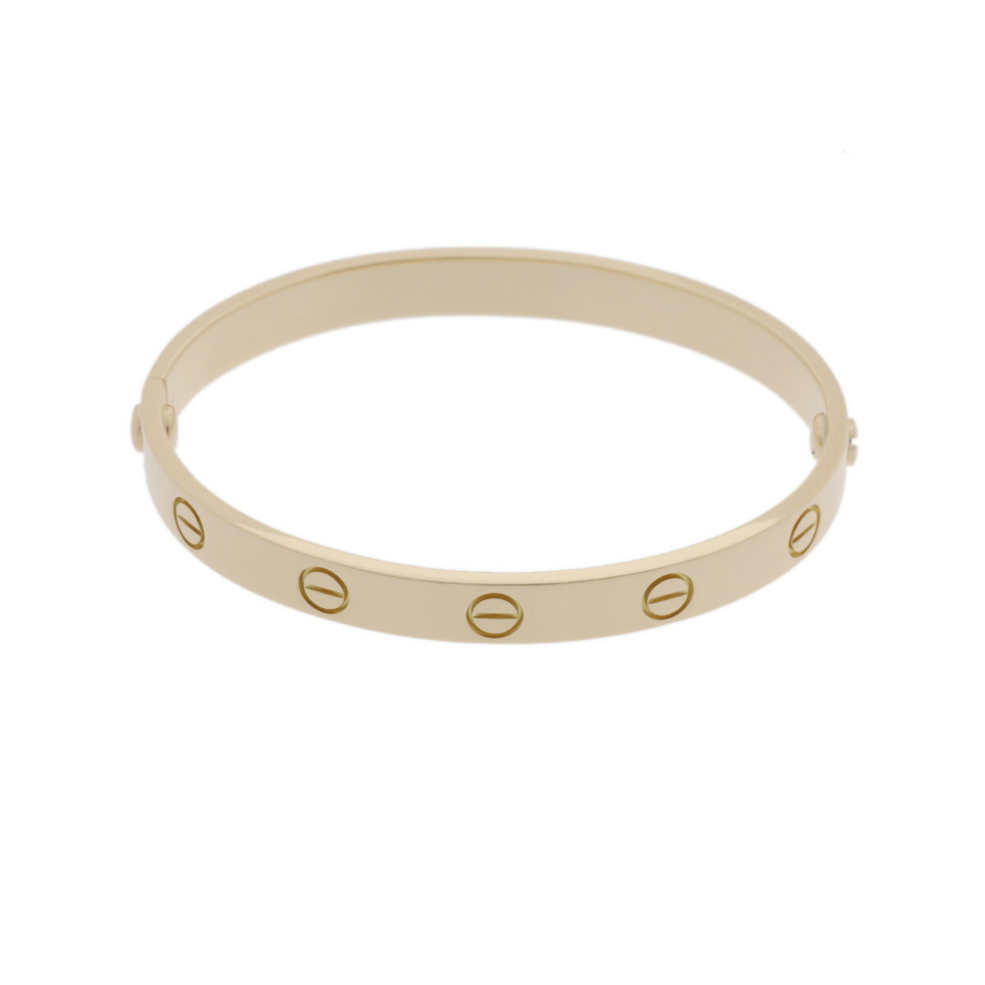 CARTIER Love Bracelet #16 Women's K18 Yellow Gold