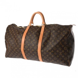 LOUIS VUITTON Louis Vuitton Monogram Keepall 60 Brown M41422 Unisex Canvas Boston Bag