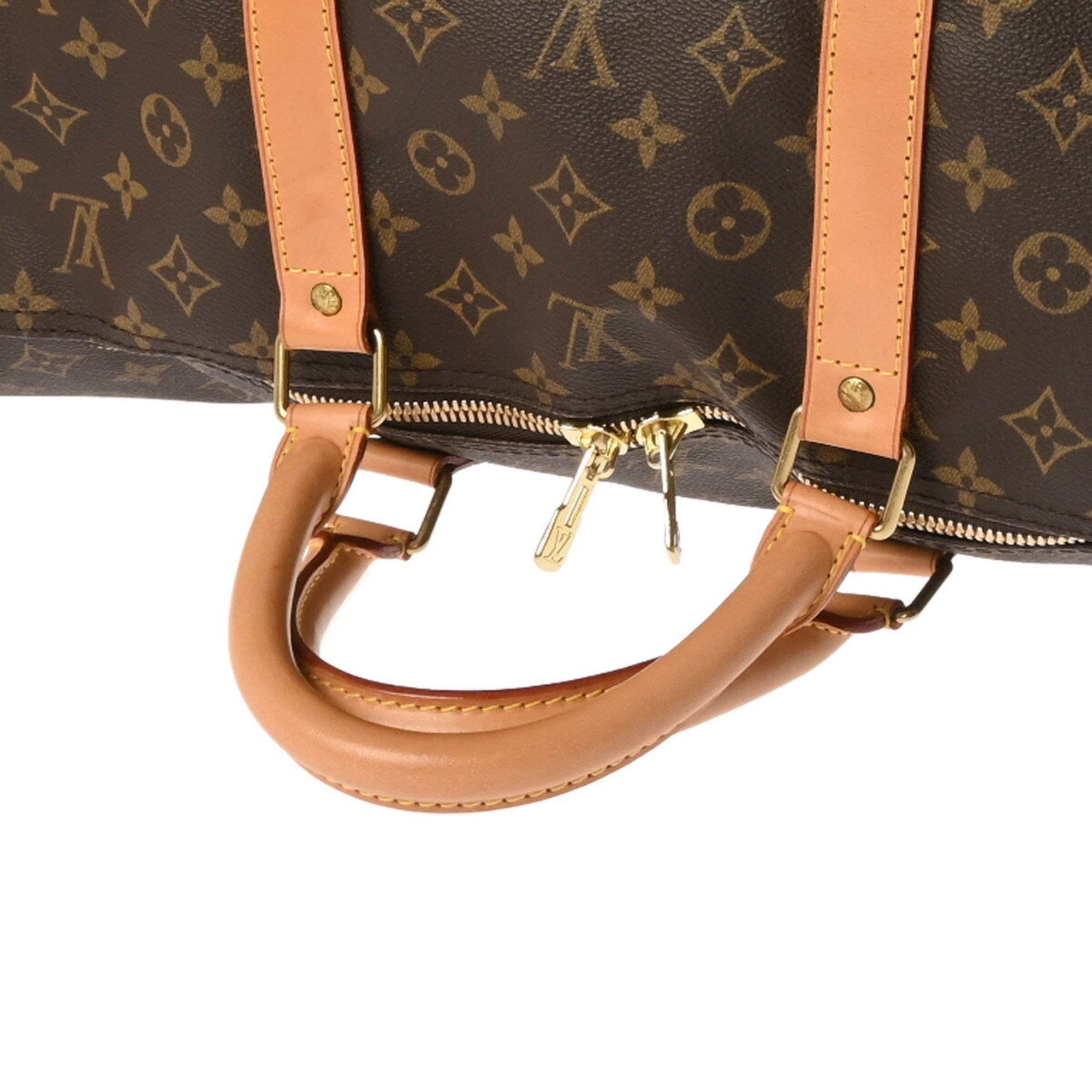 LOUIS VUITTON Louis Vuitton Monogram Keepall 60 Brown M41422 Unisex Canvas Boston Bag