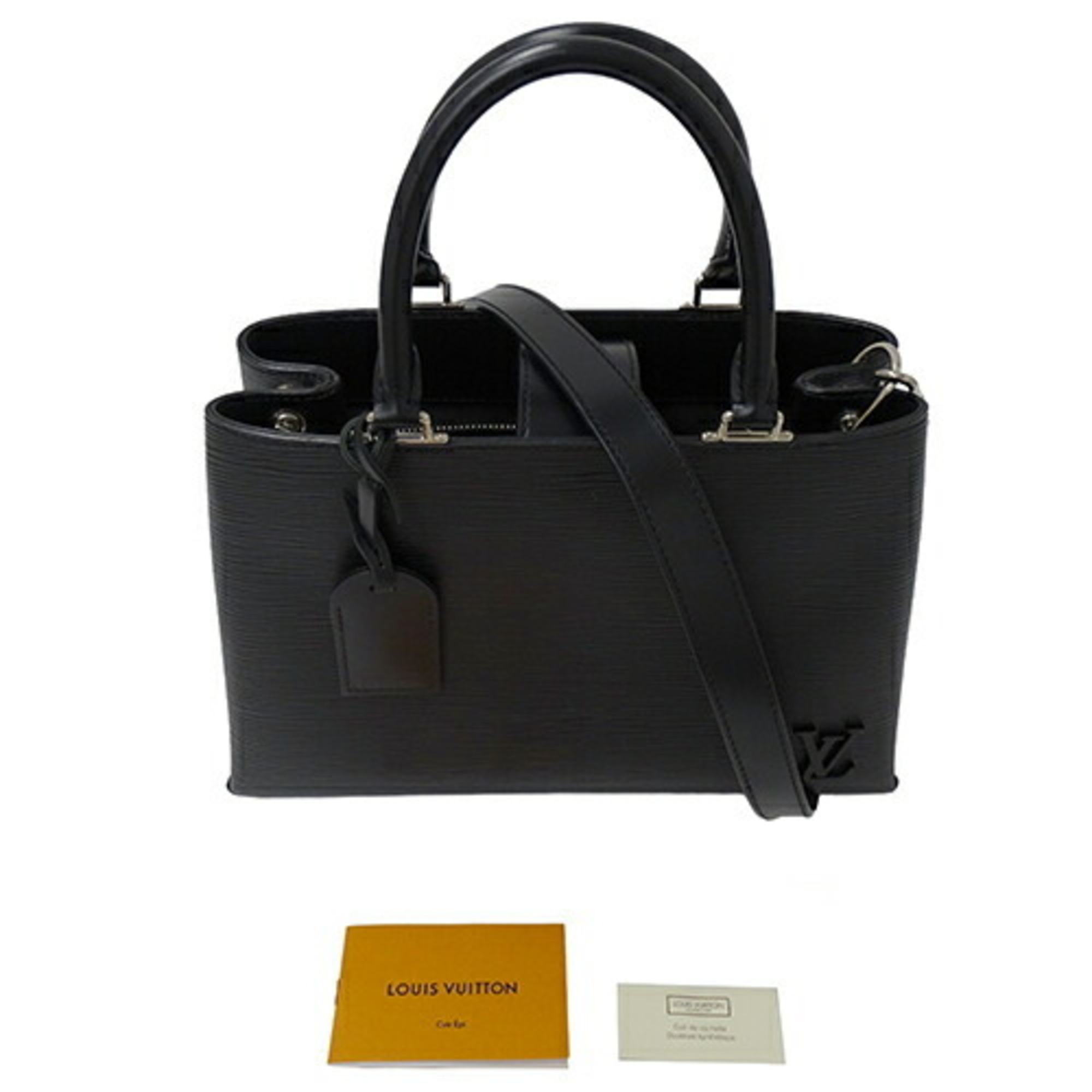 Louis Vuitton Epi Bag, Women's Handbag, Shoulder 2way, Cleber PM, Noir, Black, M51334