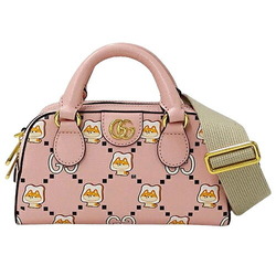 Gucci GUCCI Bag Women's Handbag Shoulder 2way GG Marmont Leather Pink 724606 Angela Nguyen Pikarar KAWAII Collaboration