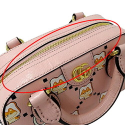 Gucci GUCCI Bag Women's Handbag Shoulder 2way GG Marmont Leather Pink 724606 Angela Nguyen Pikarar KAWAII Collaboration