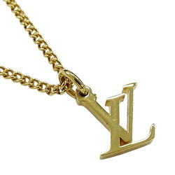 LOUIS VUITTON Necklace Men's Ring Monogram Gold M80189 OB2282