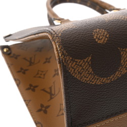 LOUIS VUITTON Louis Vuitton Monogram Giant On the Go MM Tote Brown M45321 Women's Canvas Handbag