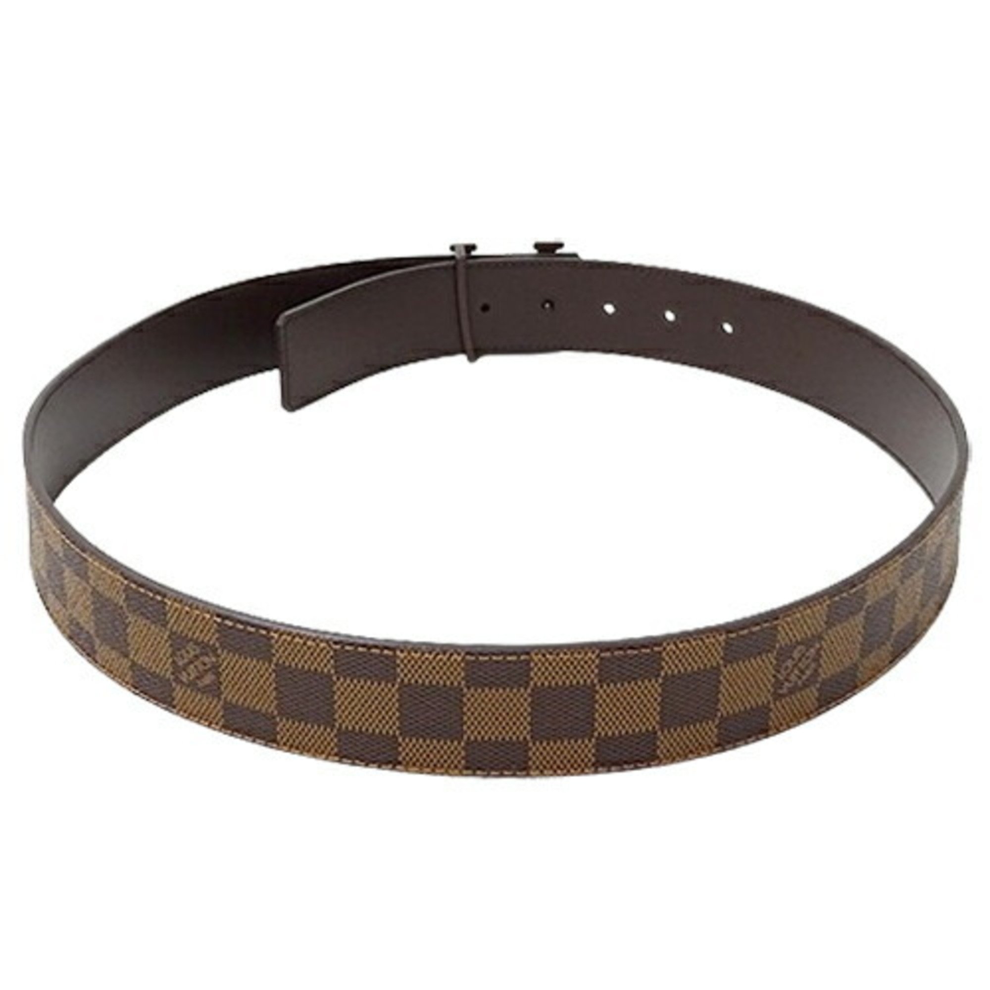 Louis Vuitton LOUIS VUITTON Belt Damier Men's Santur LV Initials M9807 90/36 Brown