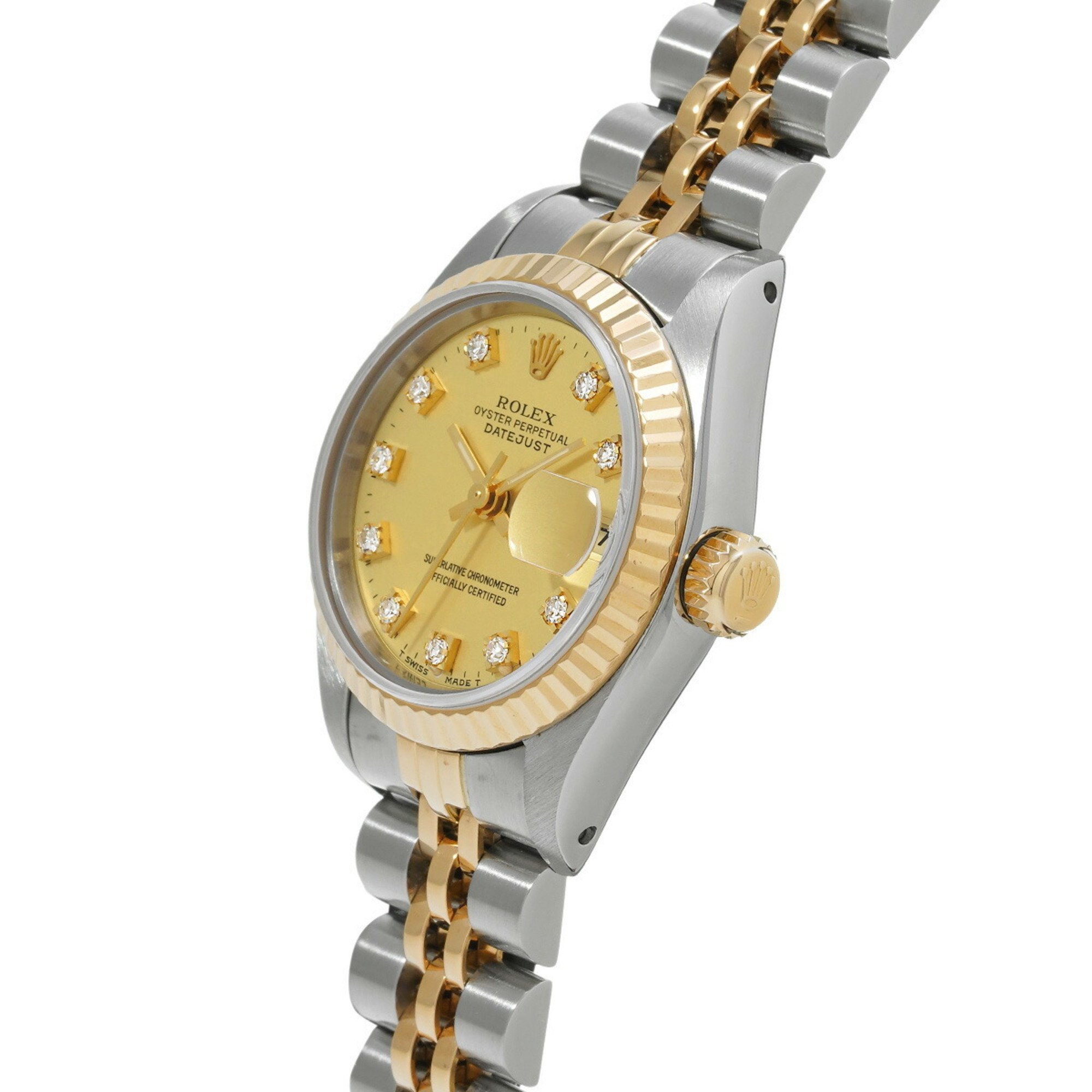 ROLEX Rolex Datejust 10P Diamond 69173G Ladies Watch Automatic