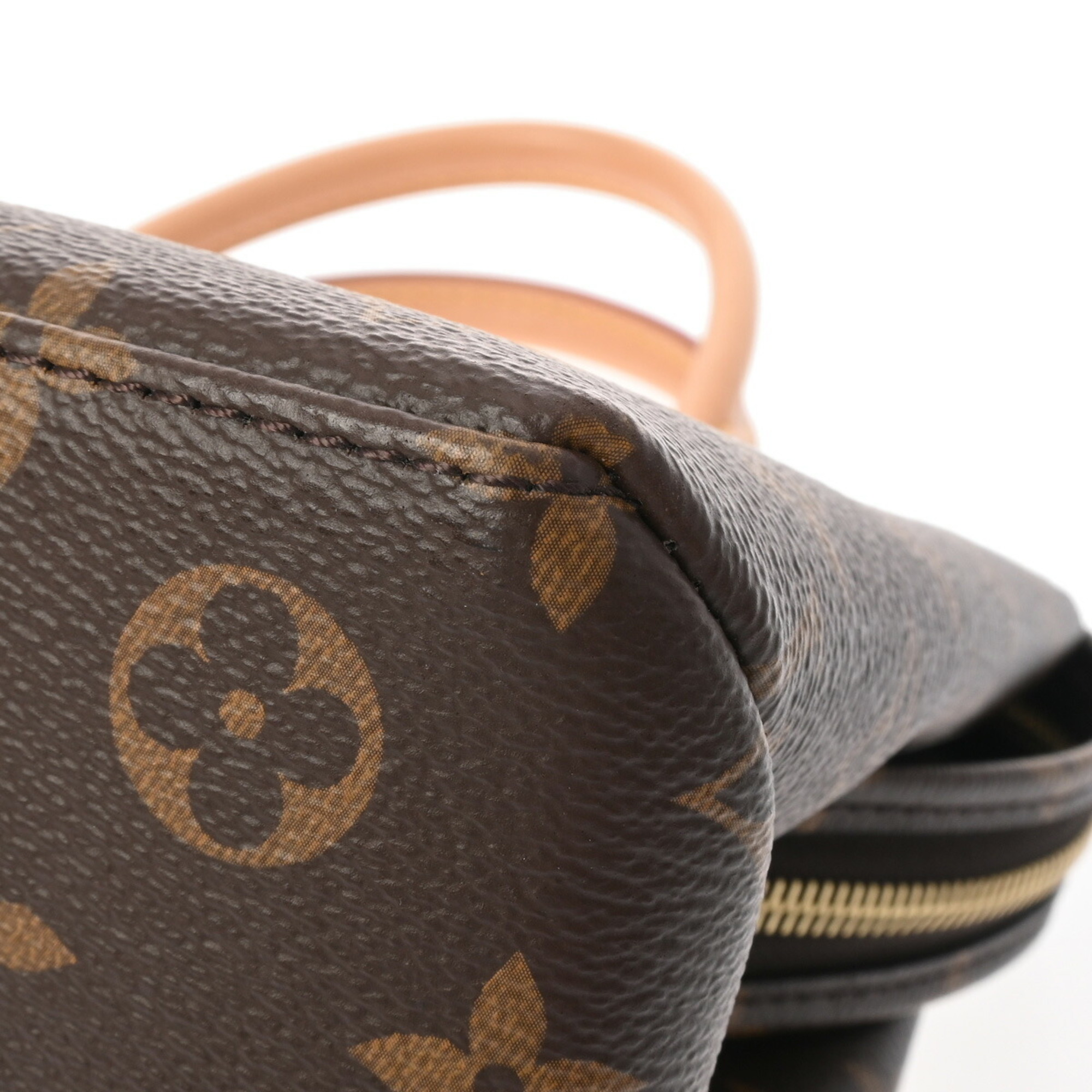 LOUIS VUITTON Louis Vuitton Monogram Petit Pale PM Brown Women's Canvas Handbag