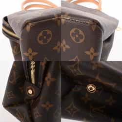 LOUIS VUITTON Louis Vuitton Monogram Petit Pale PM Brown Women's Canvas Handbag