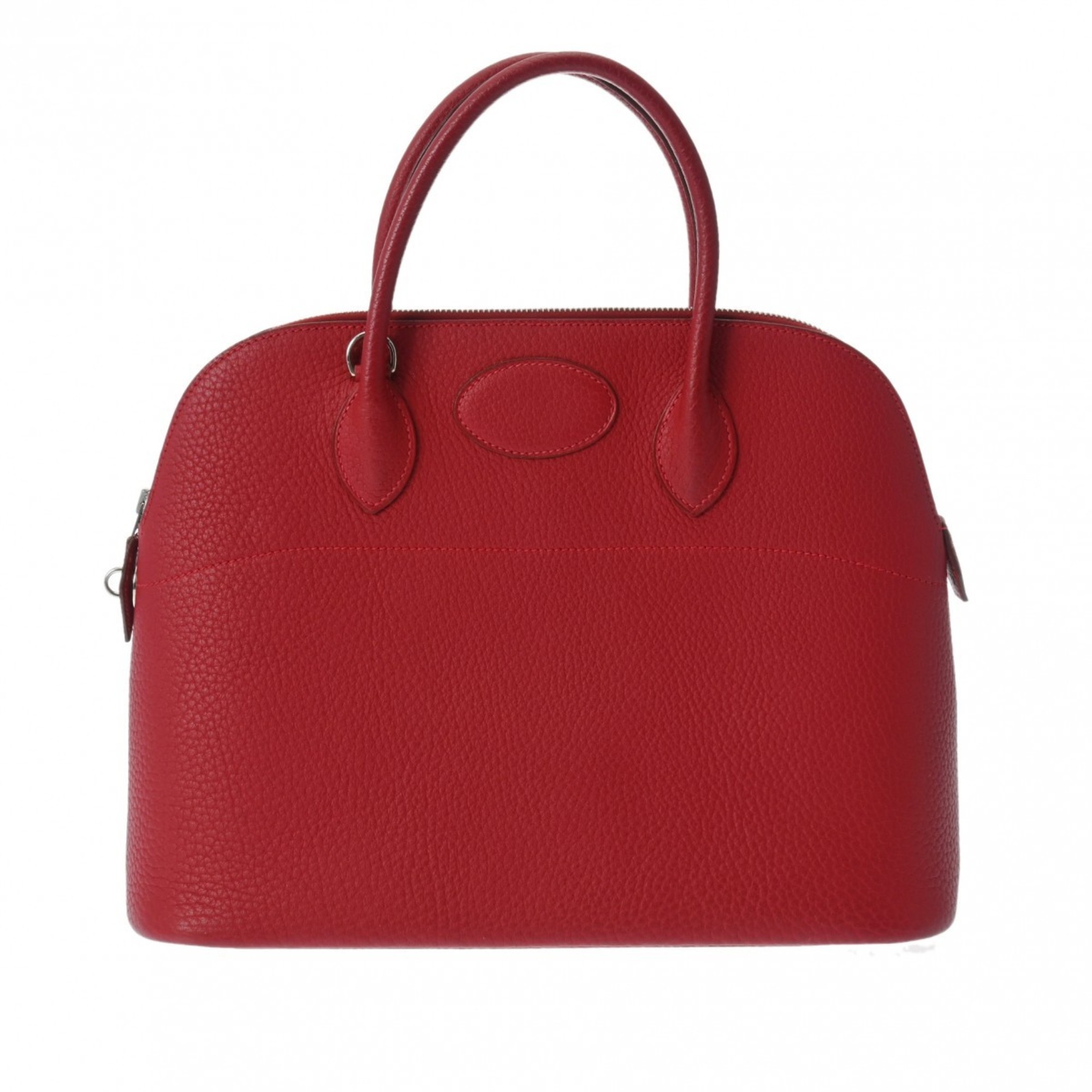 HERMES Hermes Bolide 35 Rouge Bif □G stamp (around 2003) Unisex Fjord Handbag