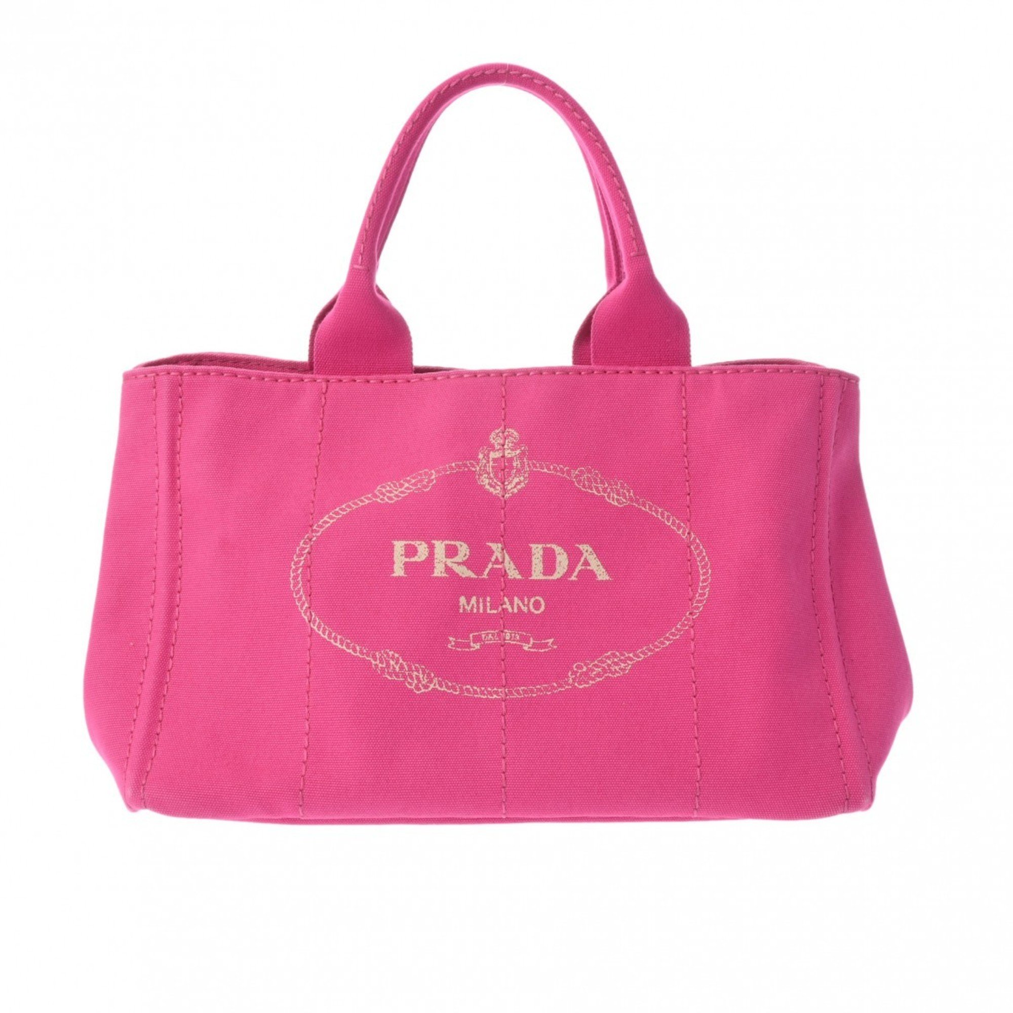 PRADA Prada Canapa Tote Pink Women's Canvas Bag