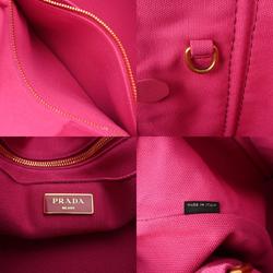 PRADA Prada Canapa Tote Pink Women's Canvas Bag