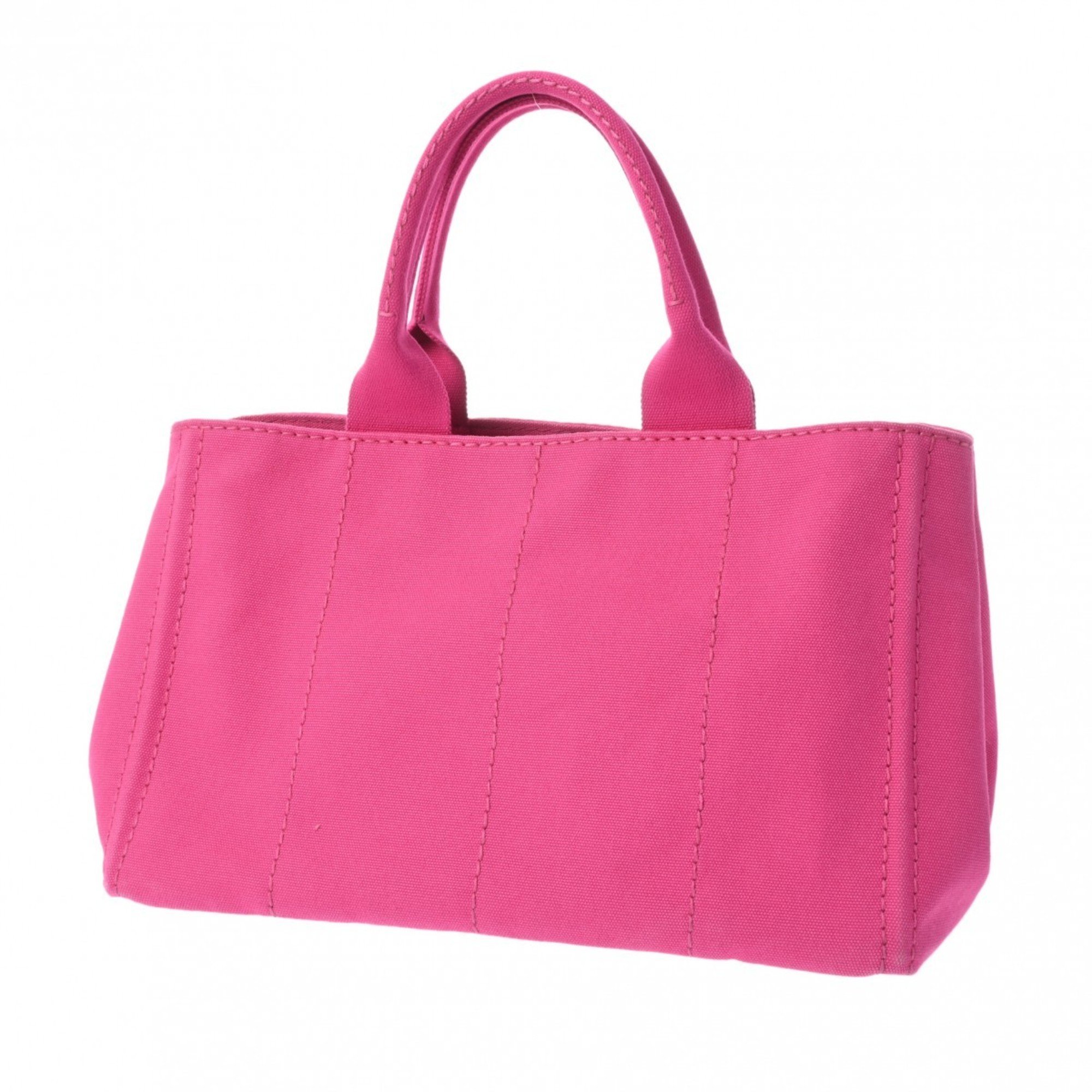 PRADA Prada Canapa Tote Pink Women's Canvas Bag