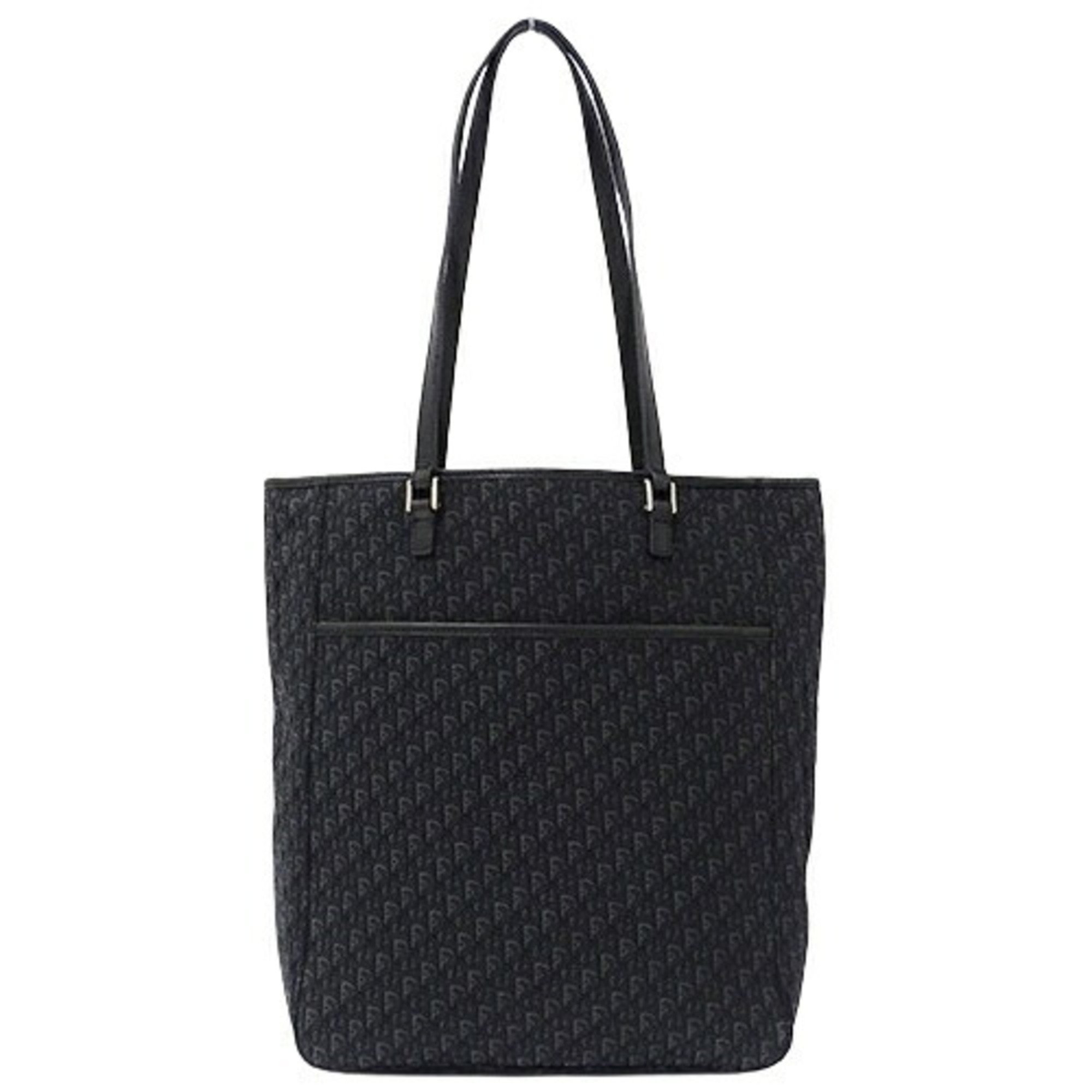 Christian Dior Dior Women's Tote Bag Trotter Jacquard Black