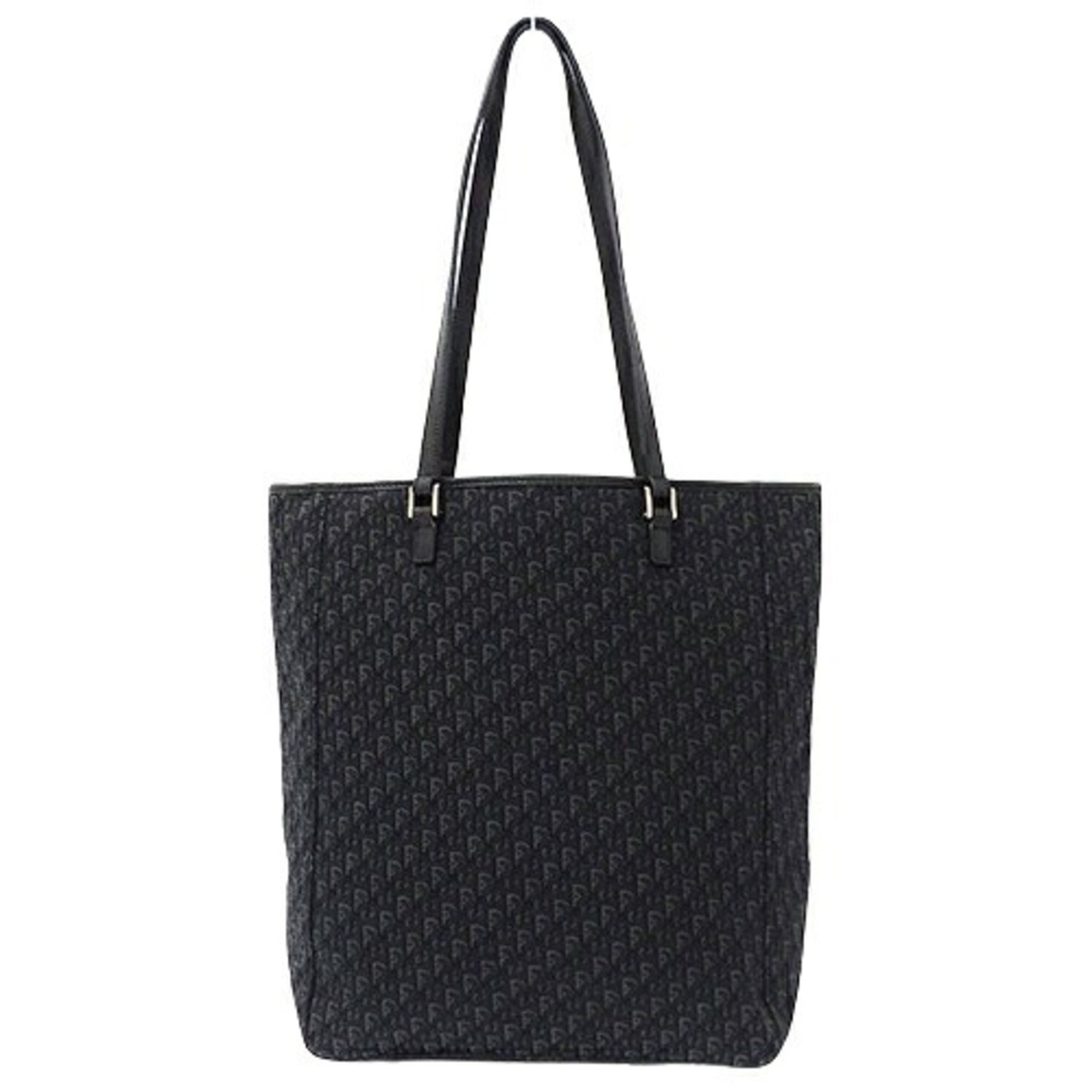 Christian Dior Dior Women's Tote Bag Trotter Jacquard Black