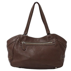 PRADA Women's Tote Bag Leather Brown