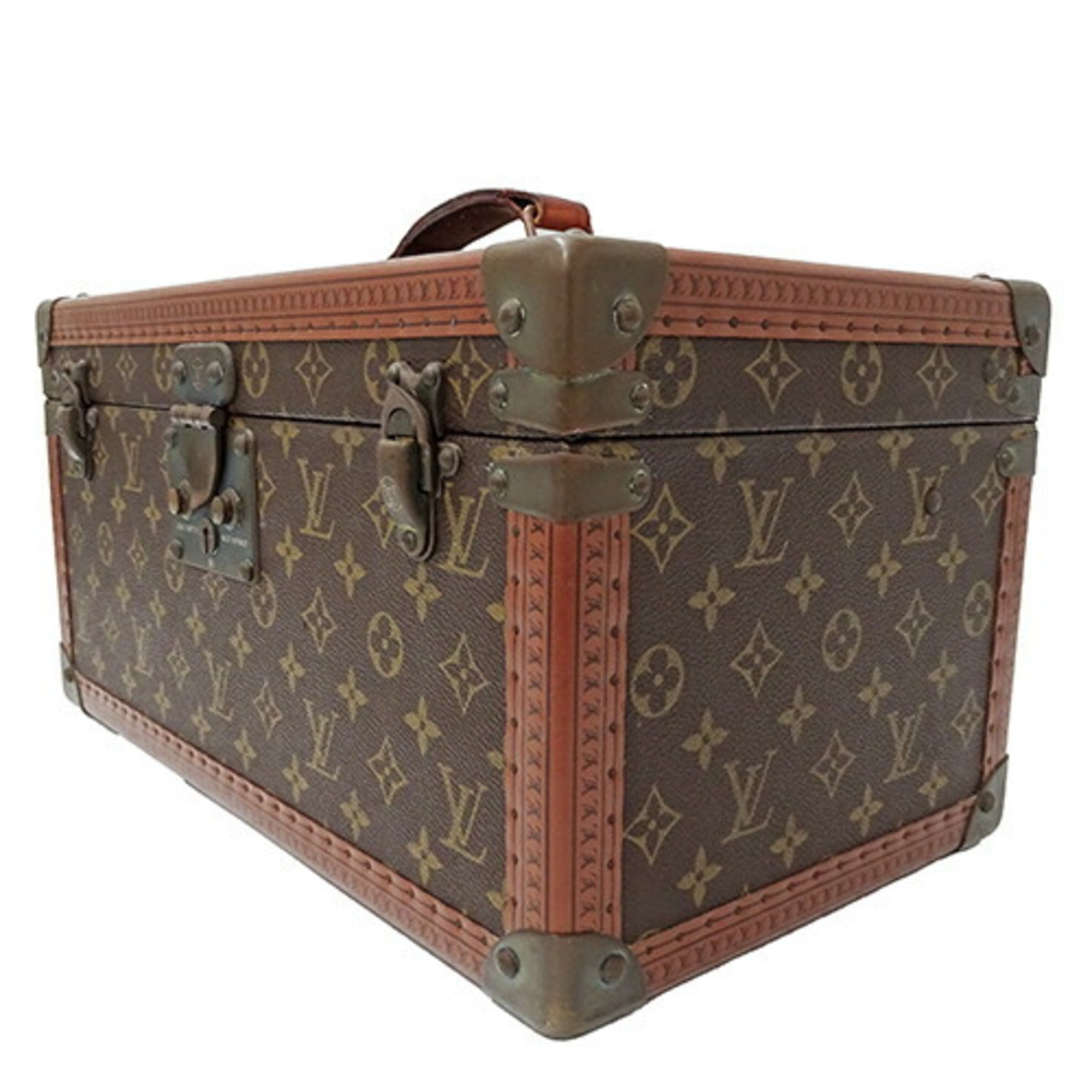 Louis Vuitton LOUIS VUITTON Bag Monogram Women's Canvas Boite Bouteille Brown M21822 Cosmetic Case Makeup Box