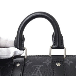 Louis Vuitton LOUIS VUITTON Bag Monogram Eclipse Reverse Men's Handbag Shoulder 2way Keepall Bandouliere 25 M46271 Black Compact