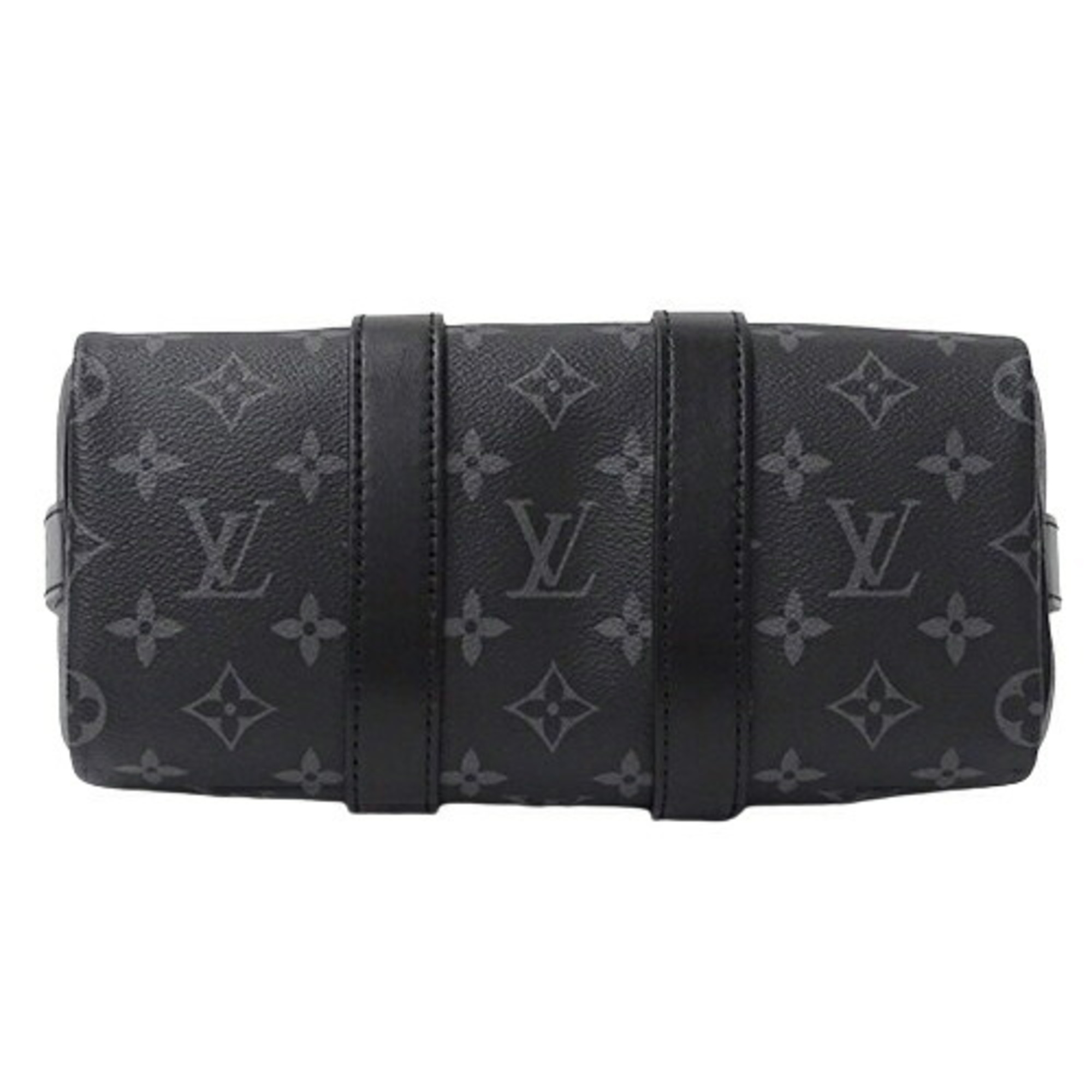 Louis Vuitton LOUIS VUITTON Bag Monogram Eclipse Reverse Men's Handbag Shoulder 2way Keepall Bandouliere 25 M46271 Black Compact