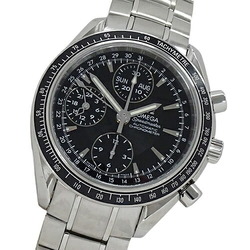 OMEGA Speedmaster 3220.50 Men's Watch Triple Calendar Automatic AT Stainless Steel SS Silver Black Polished