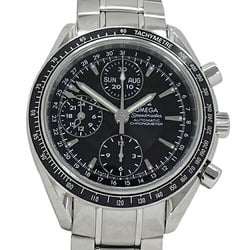 OMEGA Speedmaster 3220.50 Men's Watch Triple Calendar Automatic AT Stainless Steel SS Silver Black Polished