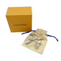 Louis Vuitton Essential V Necklace for Women, Silver, M63197, LE0291