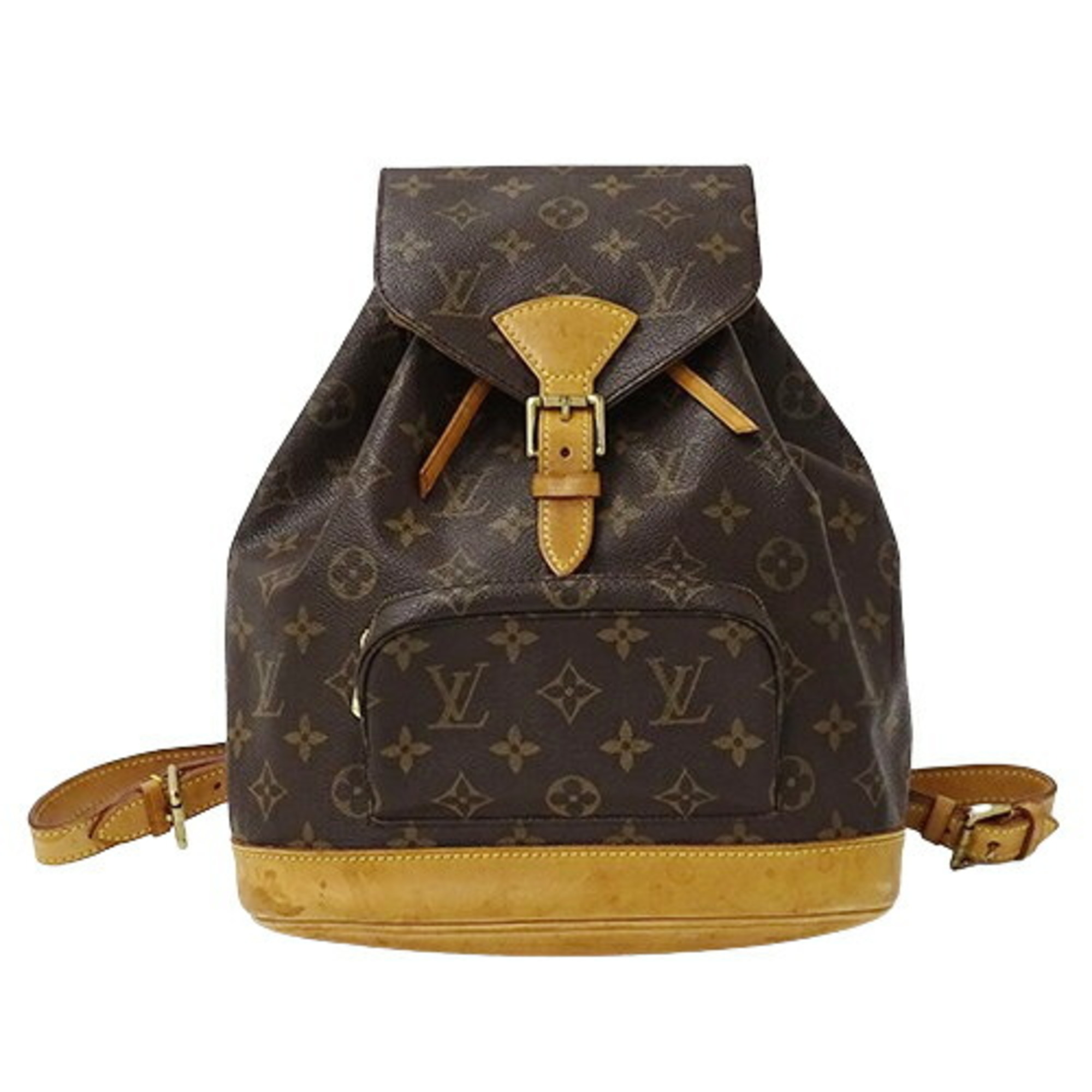 Louis Vuitton LOUIS VUITTON Bag Monogram Women's Men's Backpack Montsouris MM M51136 Brown