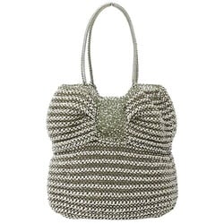 ANTEPRIMA Women's Tote Bag Handbag Wire Silver Ribbon