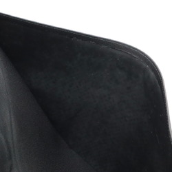 dunhill shoulder bag nylon canvas leather black