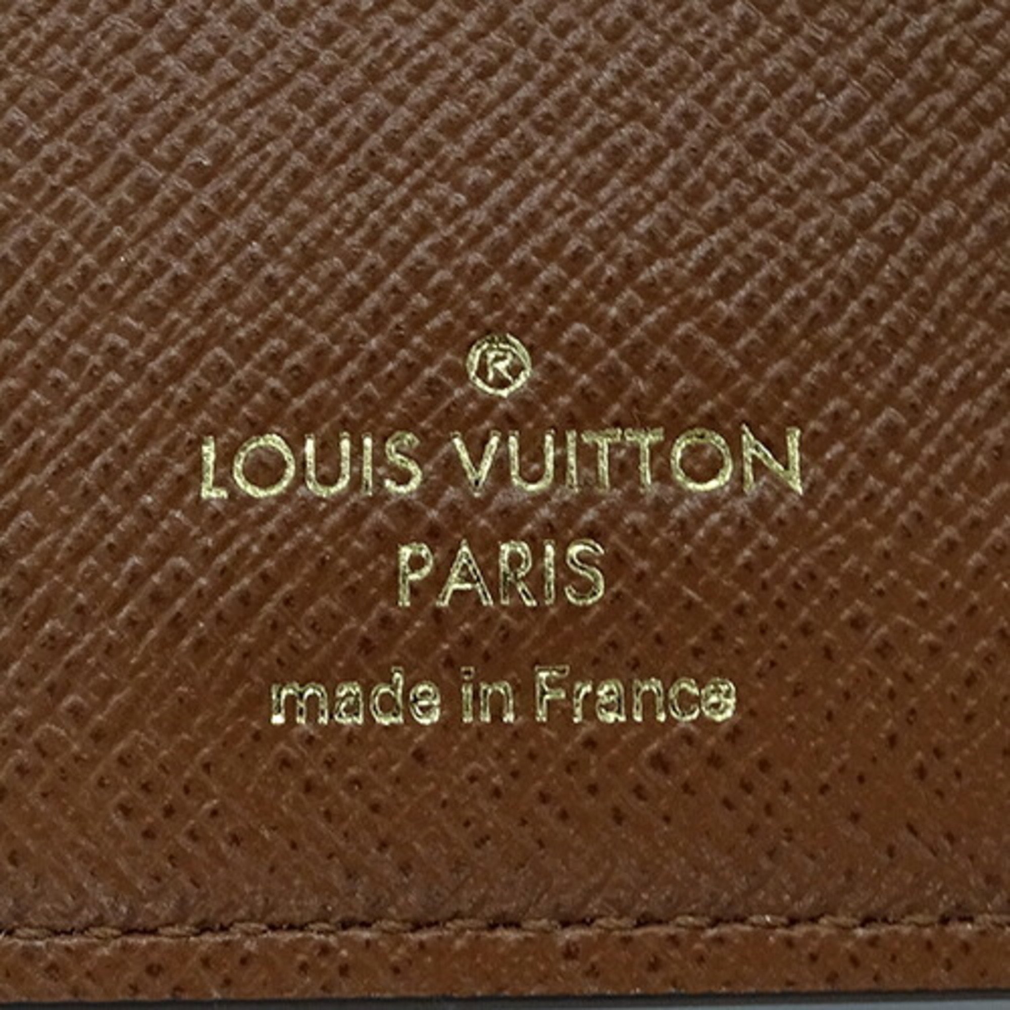 Louis Vuitton LOUIS VUITTON Wallet Monogram Women's Tri-fold Canvas Portefeuille Victorine M62472 IC Chip Compact