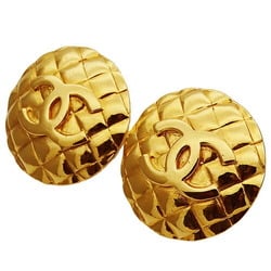 CHANEL Earrings Matelasse Women's Coco Mark COCO