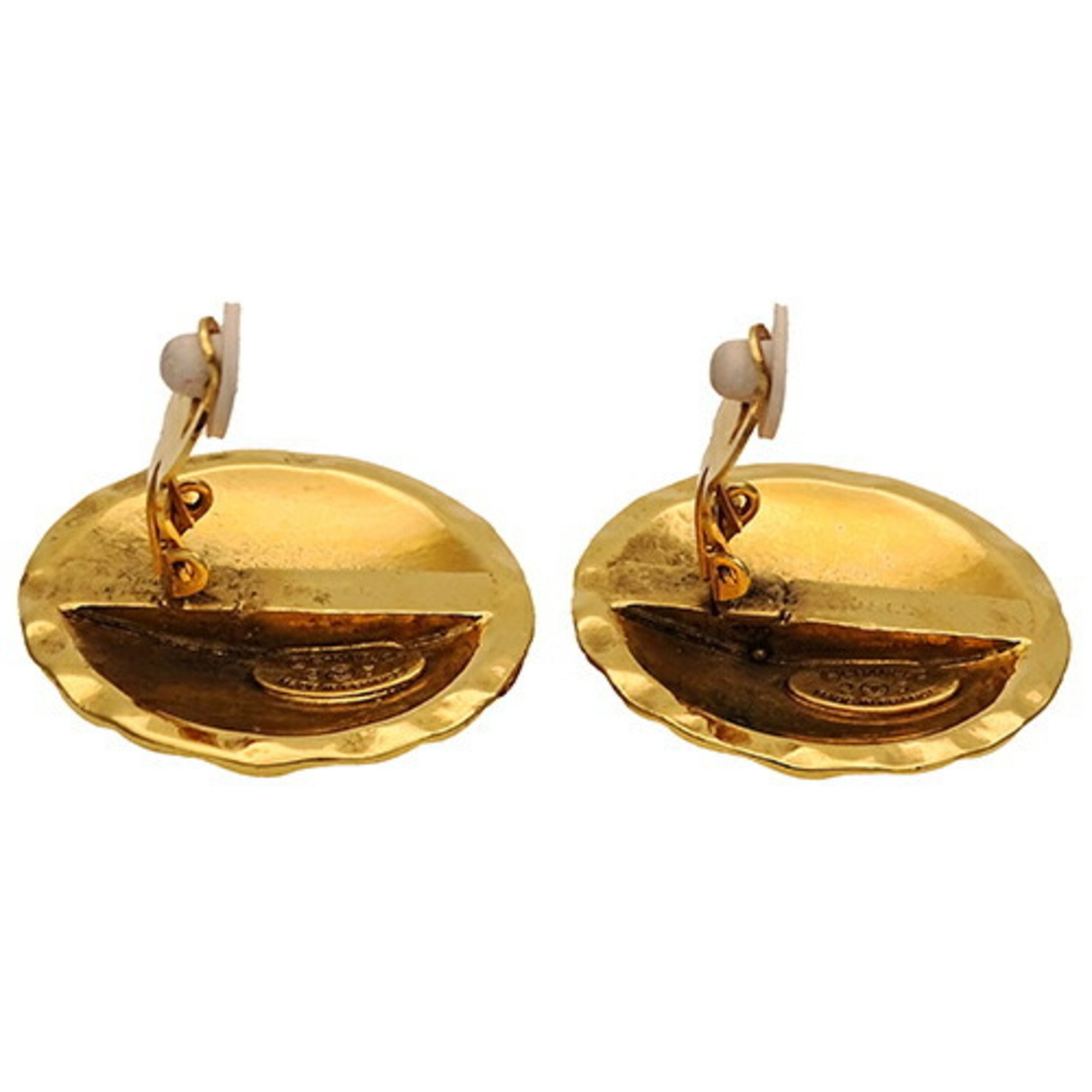 CHANEL Earrings Matelasse Women's Coco Mark COCO