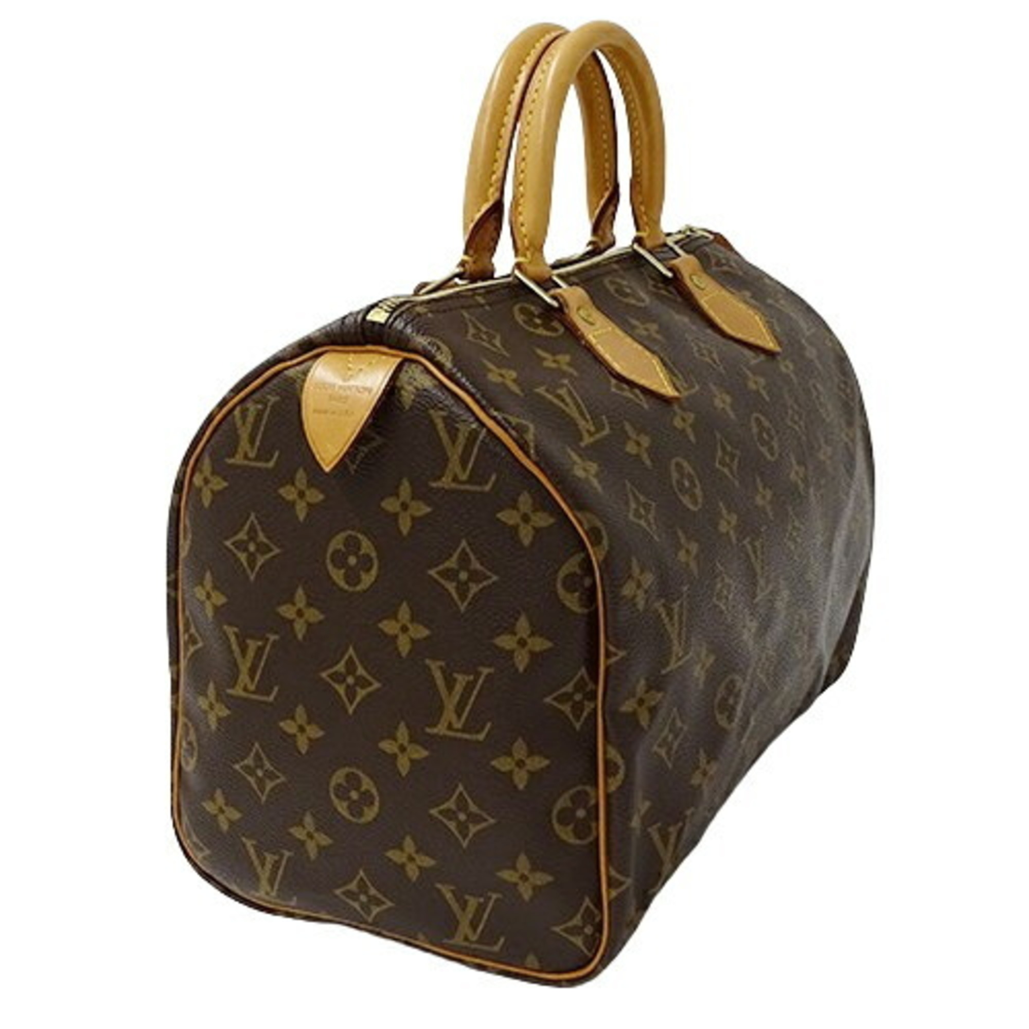 Louis Vuitton LOUIS VUITTON Bag Monogram Women's Men's Handbag Speedy 30 M41526 Brown Boston