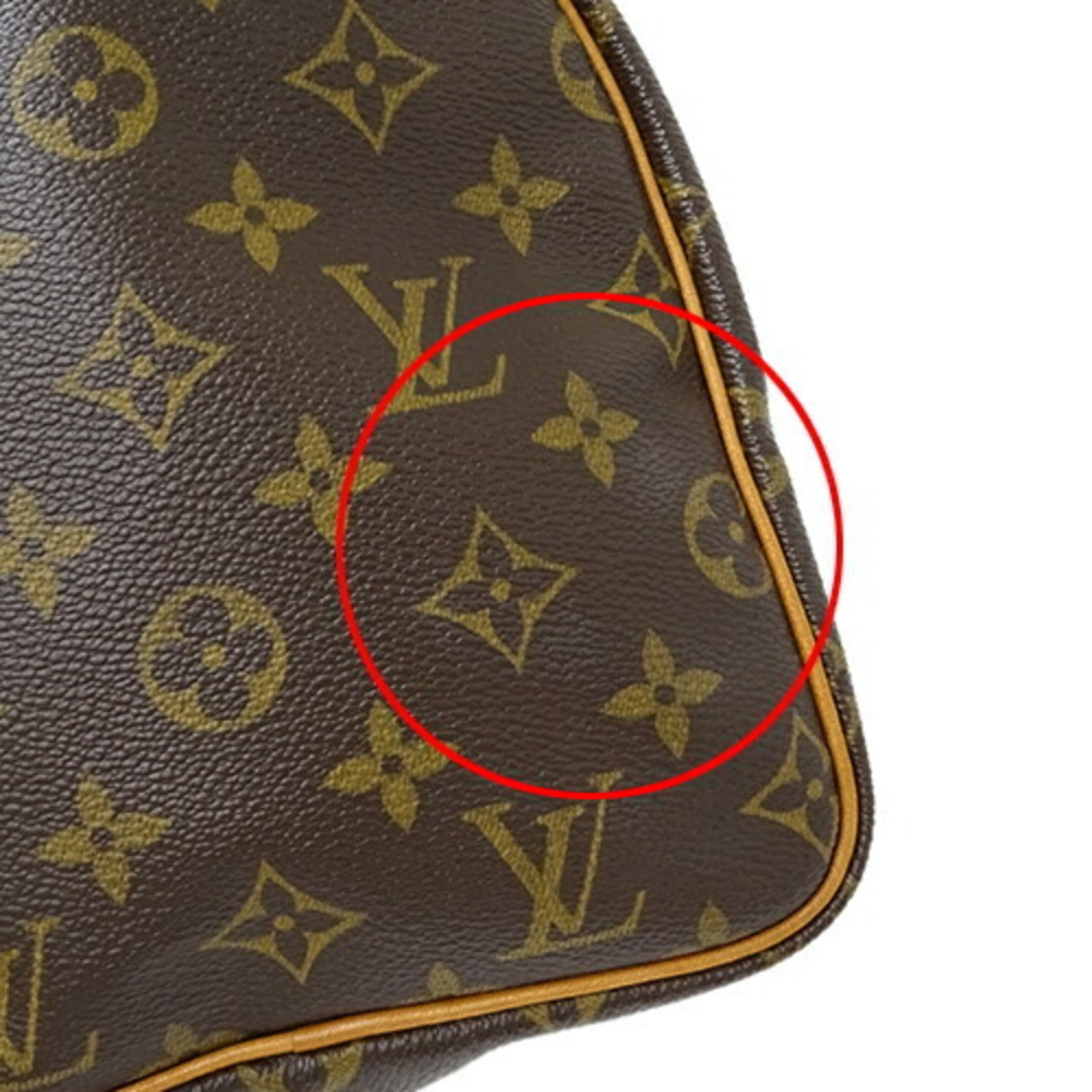 Louis Vuitton LOUIS VUITTON Bag Monogram Women's Men's Handbag Speedy 30 M41526 Brown Boston