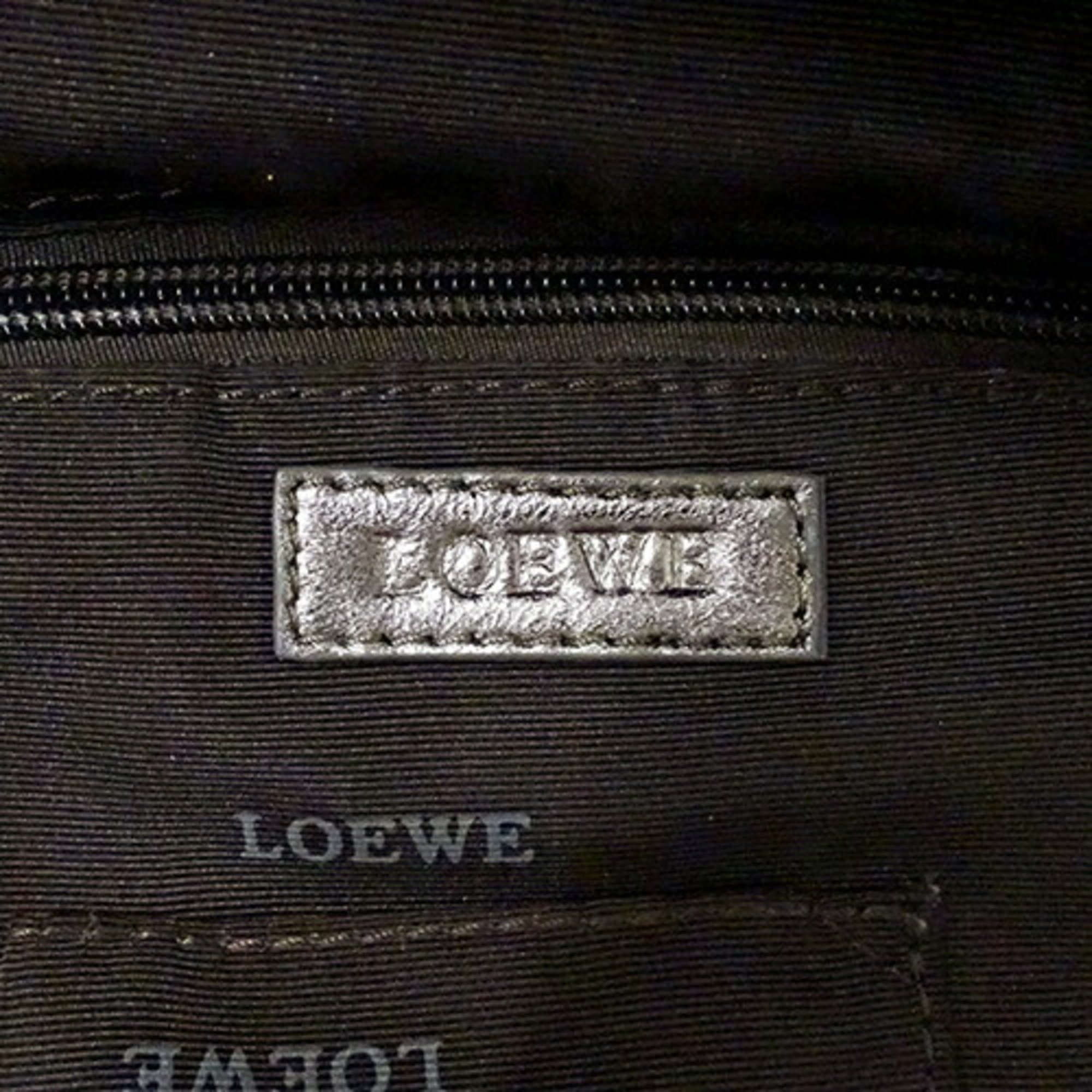 LOEWE Women's Handbags Nappa Aire Leather Bronze Silver Gold Metallic Dull Colors