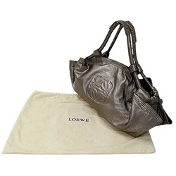 LOEWE Women's Handbags Nappa Aire Leather Bronze Silver Gold Metallic Dull Colors