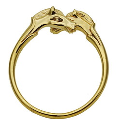 Hermes Cheval Horse Bangle for Women, Gold,