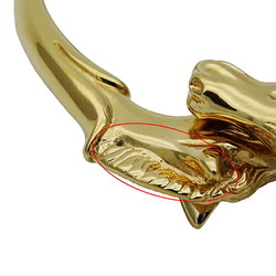 Hermes Cheval Horse Bangle for Women, Gold,