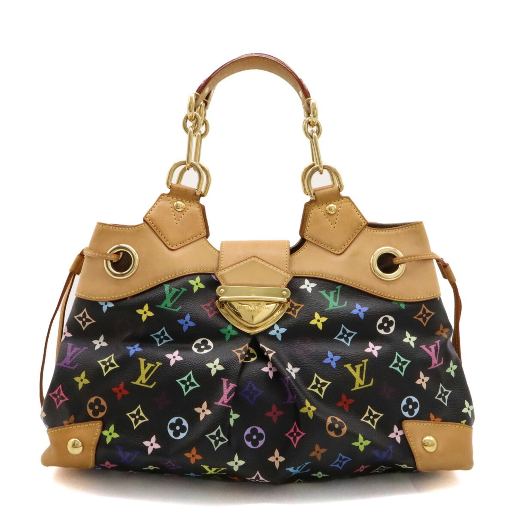 LOUIS VUITTON Louis Vuitton Monogram Multicolor Ursula Tote Bag Shoulder Noir Black M40124