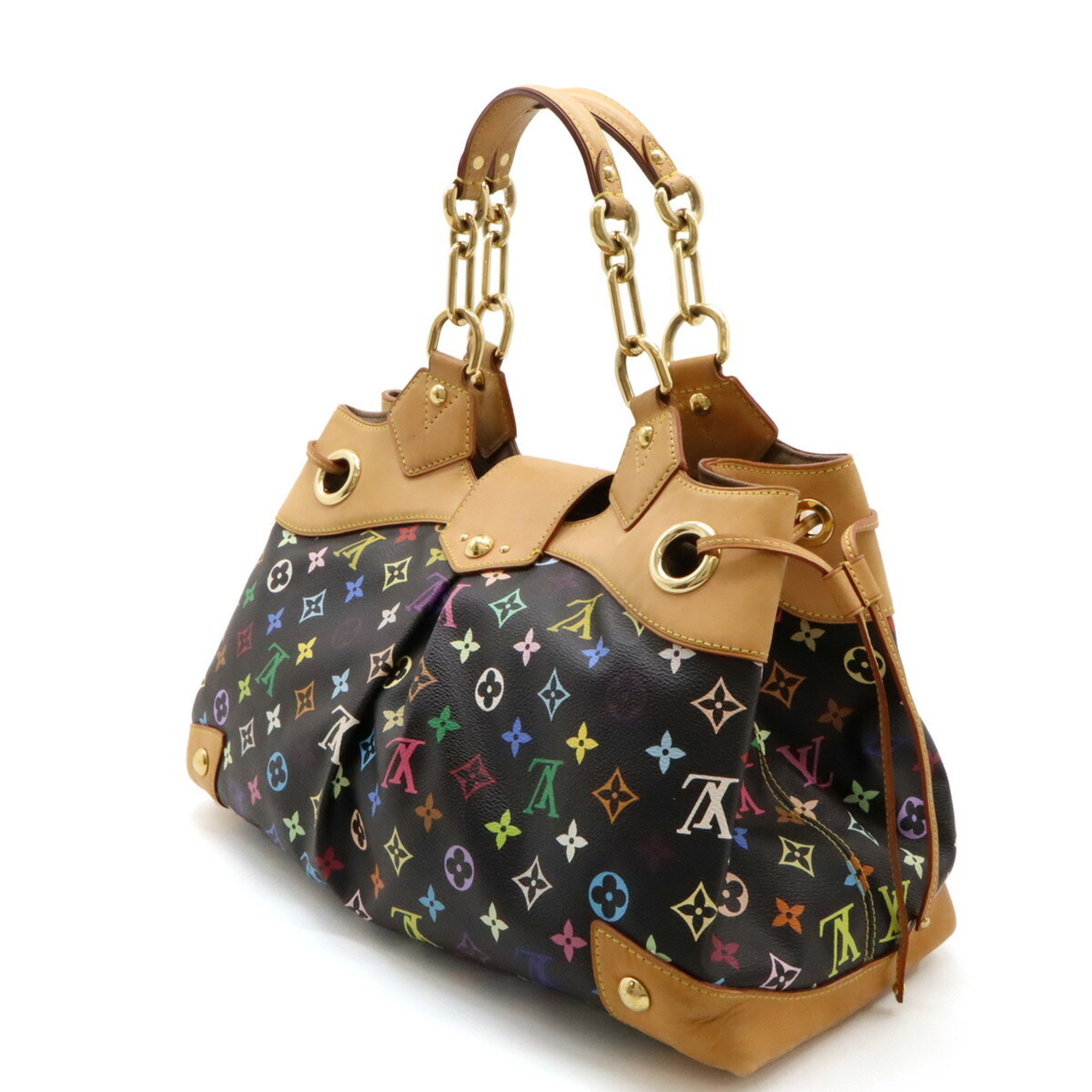 LOUIS VUITTON Louis Vuitton Monogram Multicolor Ursula Tote Bag Shoulder Noir Black M40124