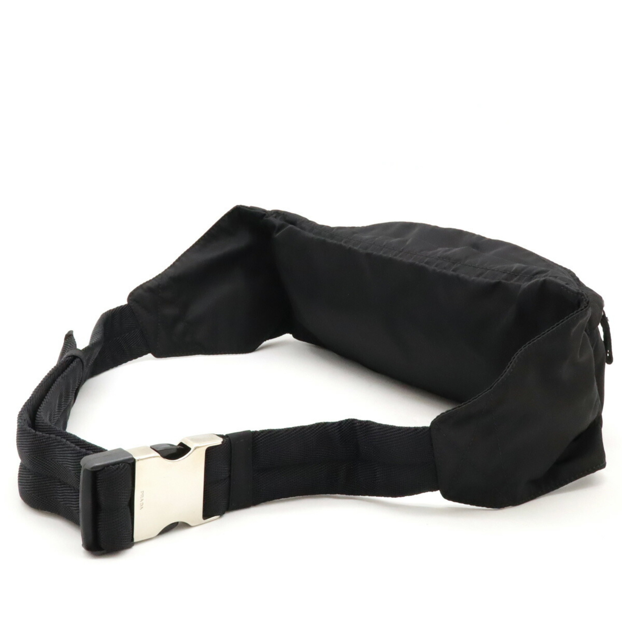 PRADA Prada Waist Pouch Bag Hip Body Shoulder Nylon NERO Black